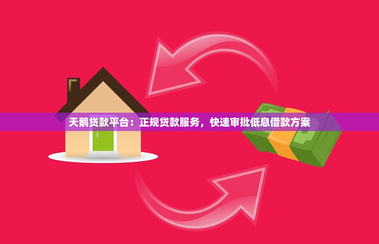 天鹅贷款平台：正规贷款服务，快速审批低息借款方案