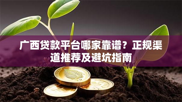 广西贷款平台哪家靠谱？正规渠道推荐及避坑指南