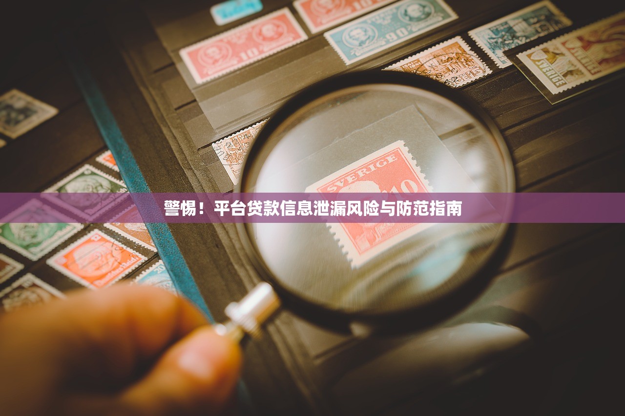 警惕！平台贷款信息泄漏风险与防范指南