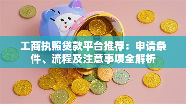 工商执照贷款平台推荐：申请条件、流程及注意事项全解析