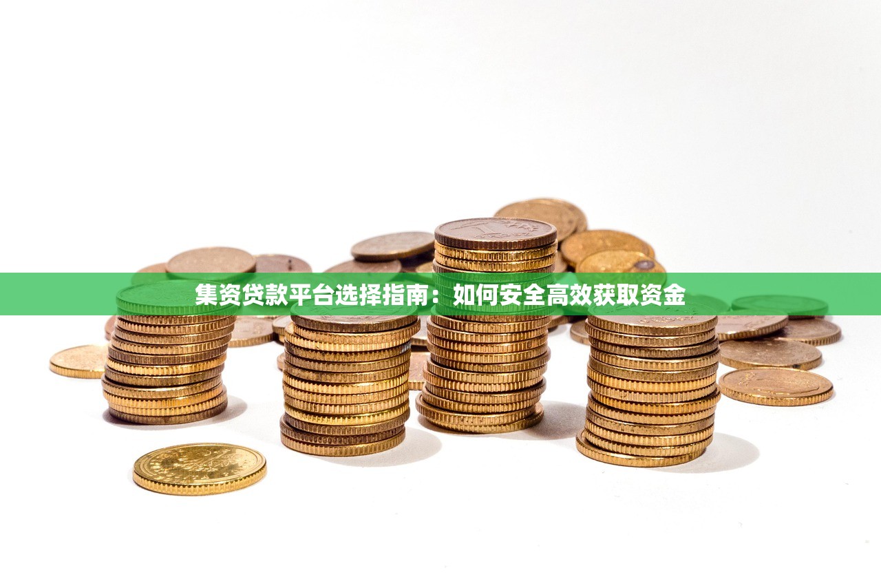 集资贷款平台选择指南：如何安全高效获取资金