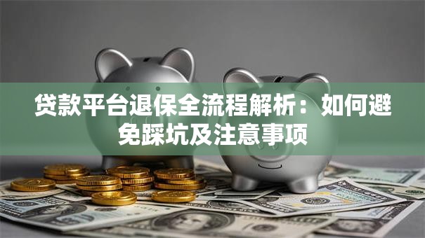 贷款平台退保全流程解析：如何避免踩坑及注意事项