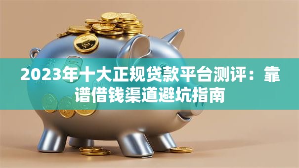 2023年十大正规贷款平台测评：靠谱借钱渠道避坑指南