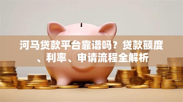 河马贷款平台靠谱吗？贷款额度、利率、申请流程全解析