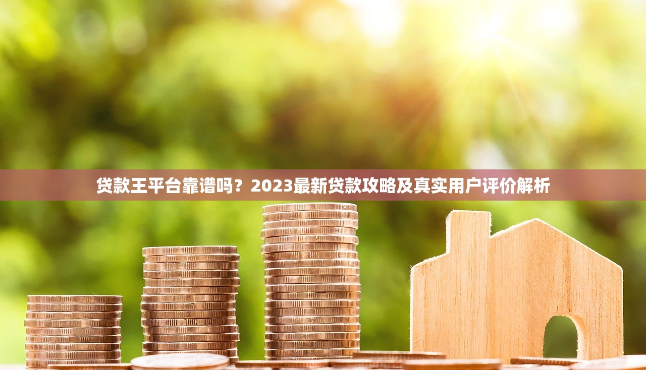 贷款王平台靠谱吗？2023最新贷款攻略及真实用户评价解析