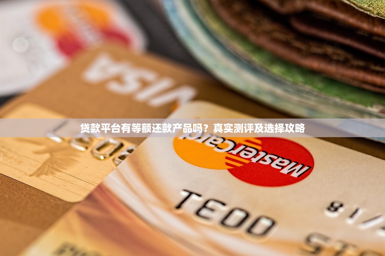 贷款平台有等额还款产品吗？真实测评及选择攻略
