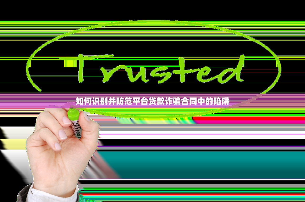 如何识别并防范平台贷款诈骗合同中的陷阱