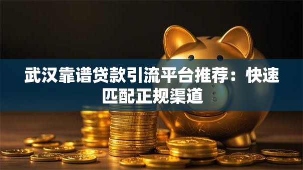 武汉靠谱贷款引流平台推荐：快速匹配正规渠道