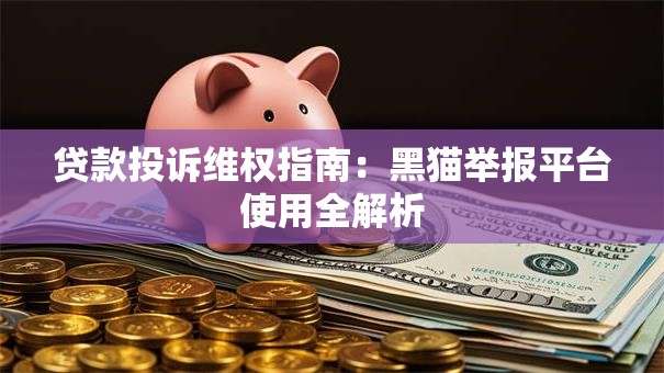 贷款投诉维权指南:黑猫举报平台使用全解析 贷款投诉维权指南:黑猫举报平台使用全解析