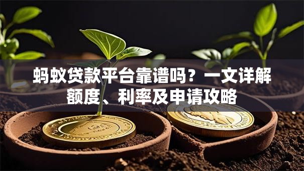 蚂蚁贷款平台靠谱吗？一文详解额度、利率及申请攻略