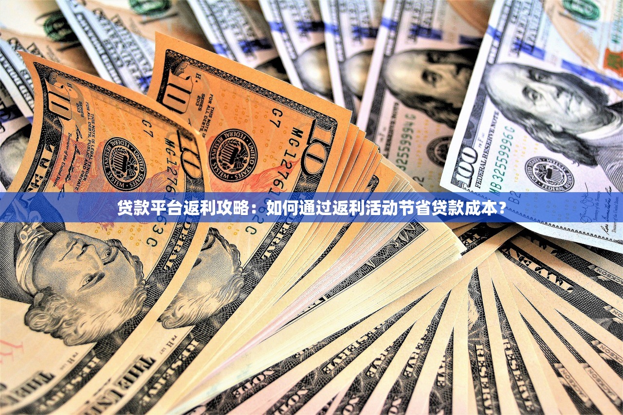 贷款平台返利攻略：如何通过返利活动节省贷款成本？