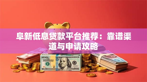 阜新低息贷款平台推荐：靠谱渠道与申请攻略