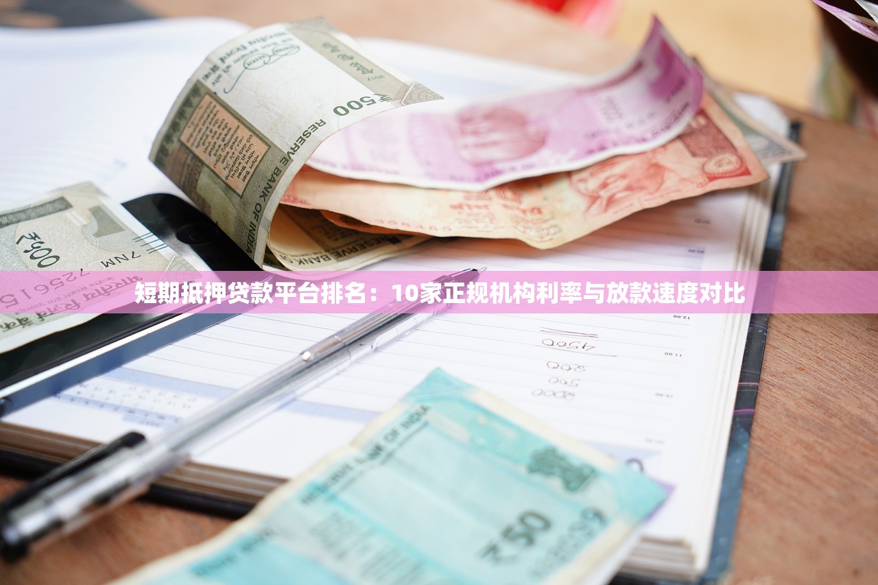 短期抵押贷款平台排名：10家正规机构利率与放款速度对比