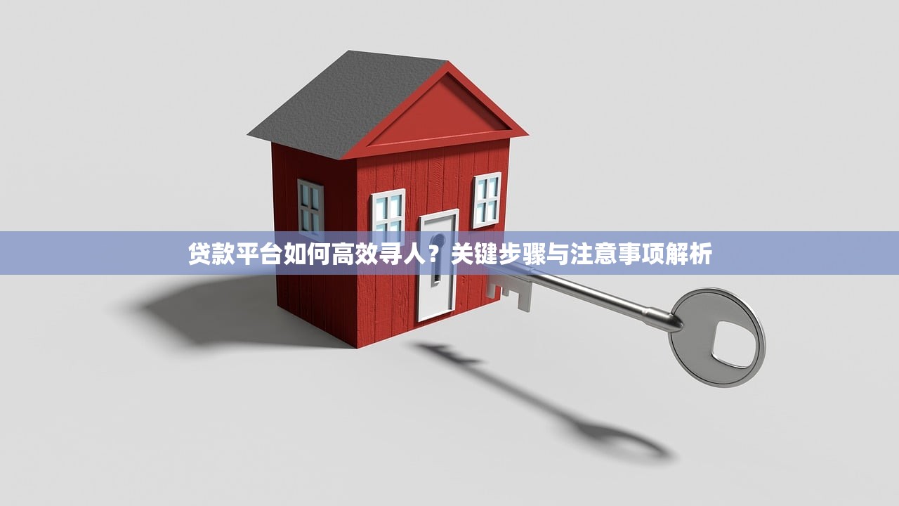 贷款平台如何高效寻人？关键步骤与注意事项解析