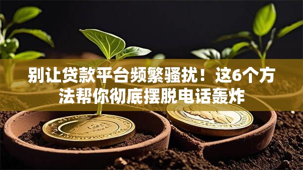 别让贷款平台频繁骚扰！这6个方法帮你彻底摆脱电话轰炸