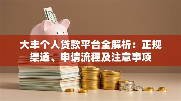 大丰个人贷款平台全解析：正规渠道、申请流程及注意事项