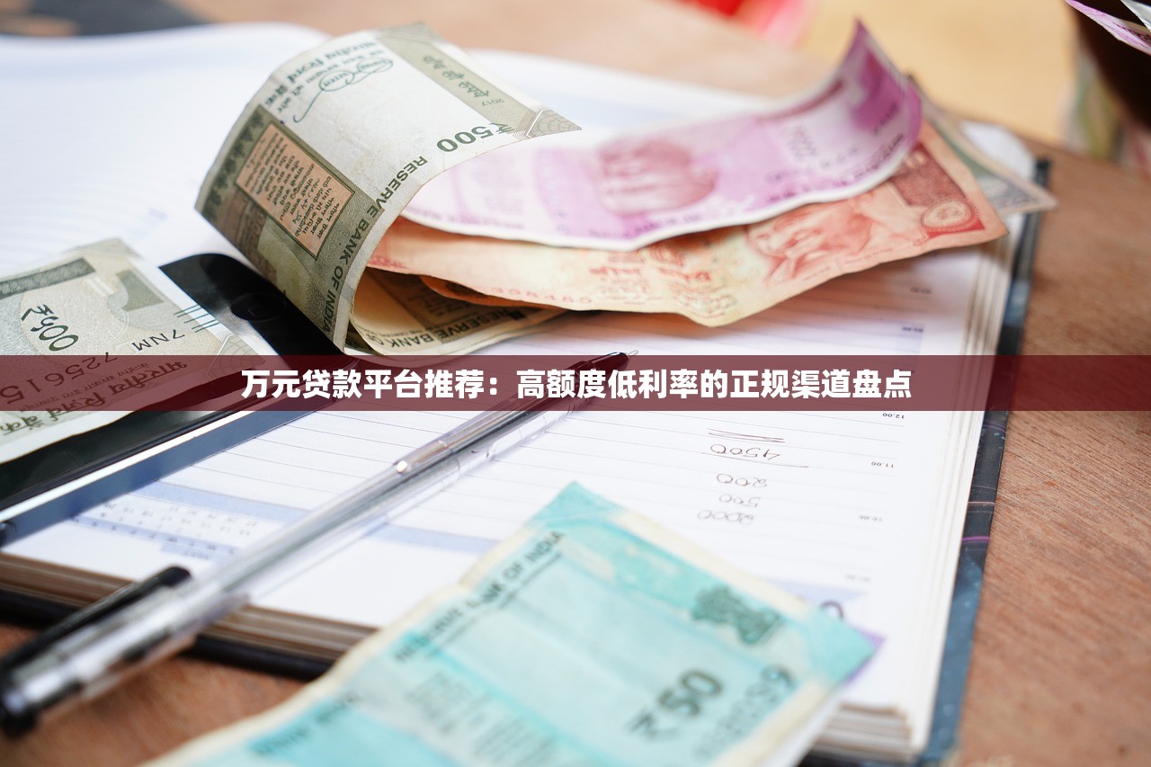 万元贷款平台推荐：高额度低利率的正规渠道盘点