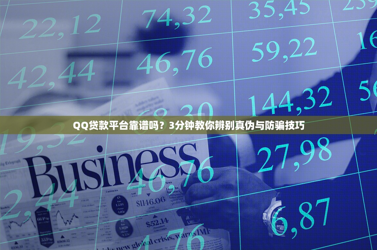 QQ贷款平台靠谱吗？3分钟教你辨别真伪与防骗技巧