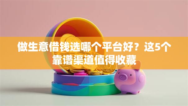 做生意借钱选哪个平台好？这5个靠谱渠道值得收藏