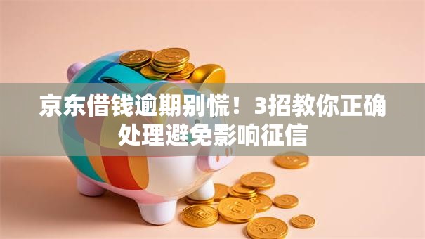 京东借钱逾期别慌！3招教你正确处理避免影响征信
