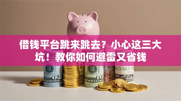 借钱平台跳来跳去？小心这三大坑！教你如何避雷又省钱