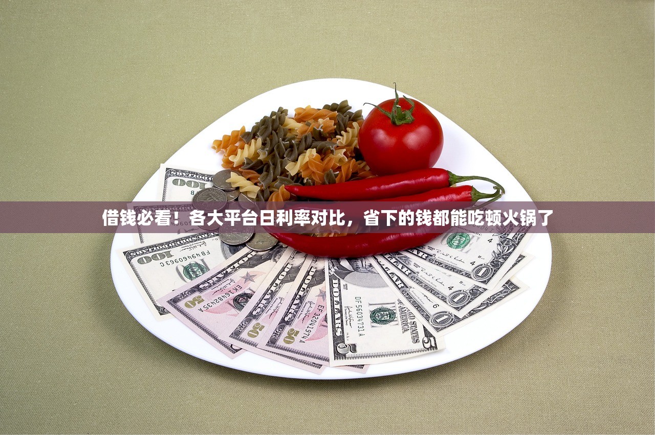 借钱必看!各大平台日利率对比,省下的钱都能吃顿火锅了 借钱必看!各大平台日利率对比,省下的钱都能吃顿火锅了