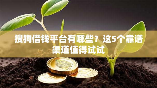 搜狗借钱平台有哪些?这5个靠谱渠道值得试试 搜狗借钱平台有哪些?这5个靠谱渠道值得试试