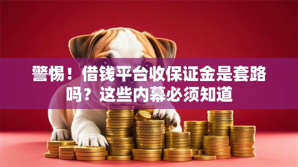 警惕！借钱平台收保证金是套路吗？这些内幕必须知道