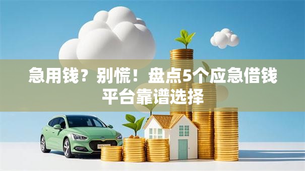 急用钱？别慌！盘点5个应急借钱平台靠谱选择