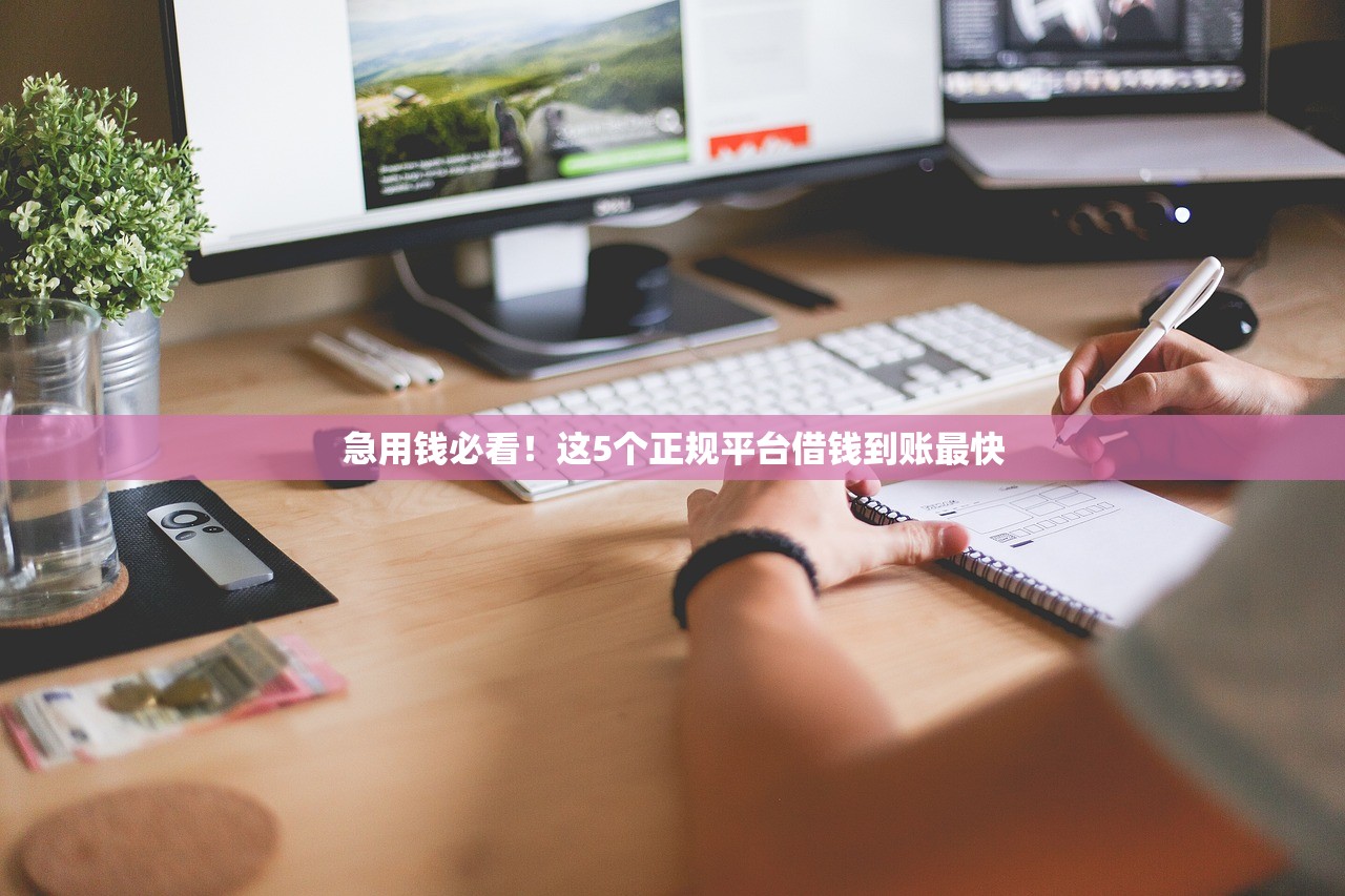 急用钱必看！这5个正规平台借钱到账最快