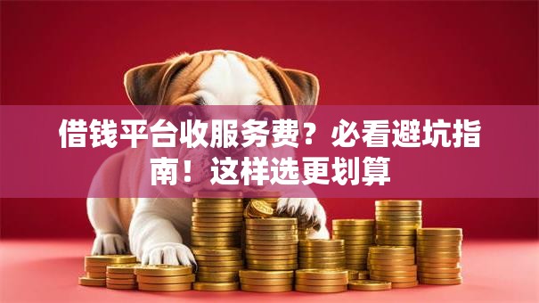 借钱平台收服务费？必看避坑指南！这样选更划算