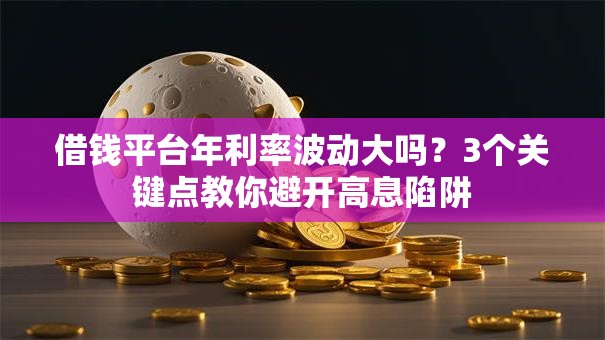 借钱平台年利率波动大吗？3个关键点教你避开高息陷阱