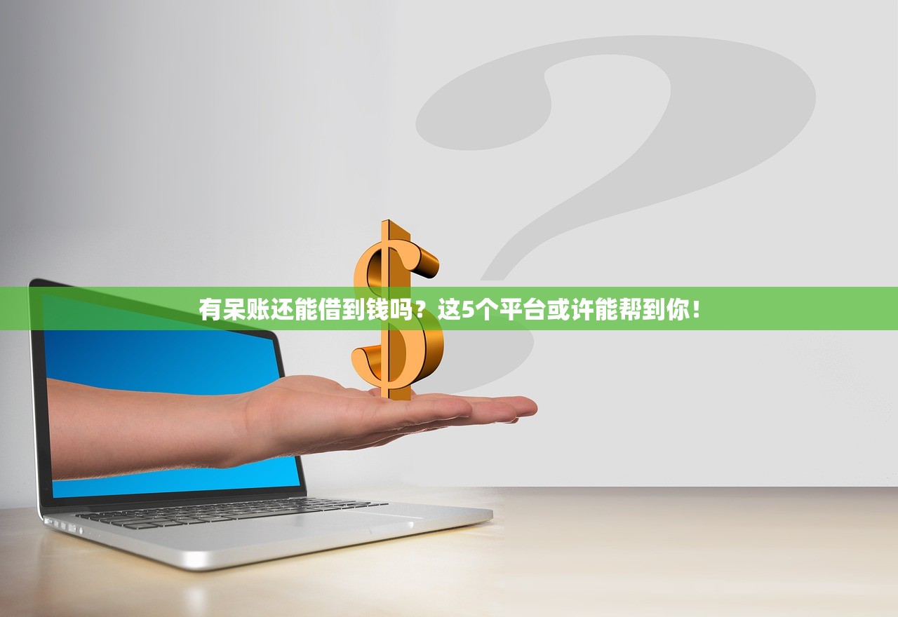 有呆账还能借到钱吗？这5个平台或许能帮到你！
