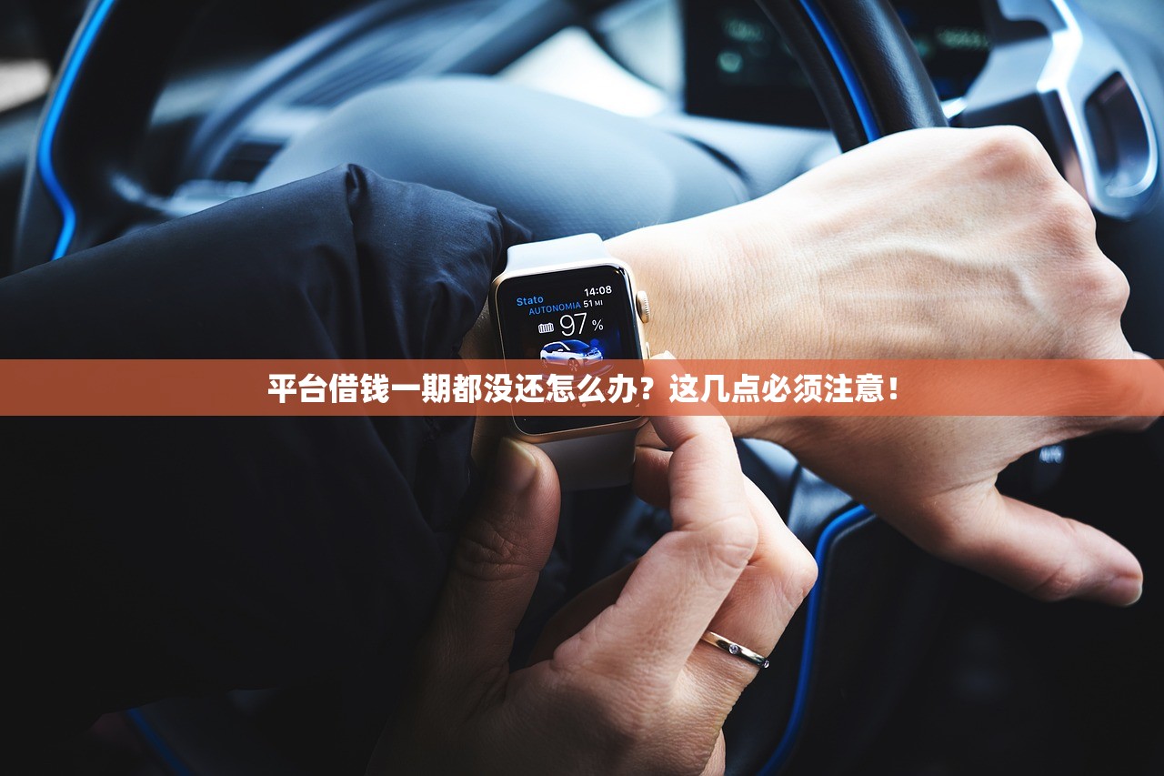 平台借钱一期都没还怎么办？这几点必须注意！