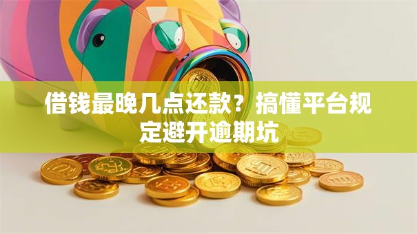 借钱最晚几点还款？搞懂平台规定避开逾期坑
