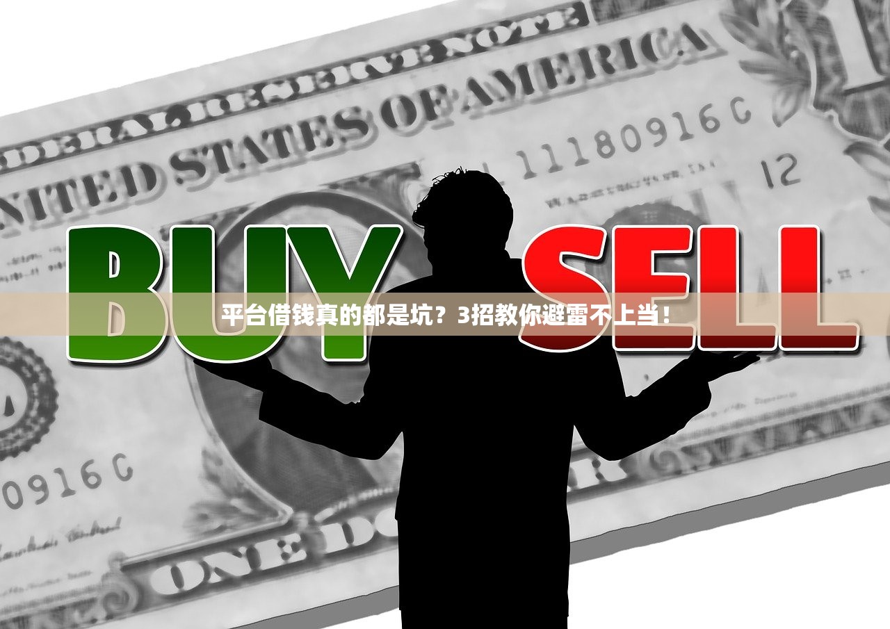 平台借钱真的都是坑?3招教你避雷不上当! 平台借钱真的都是坑?3招教你避雷不上当!