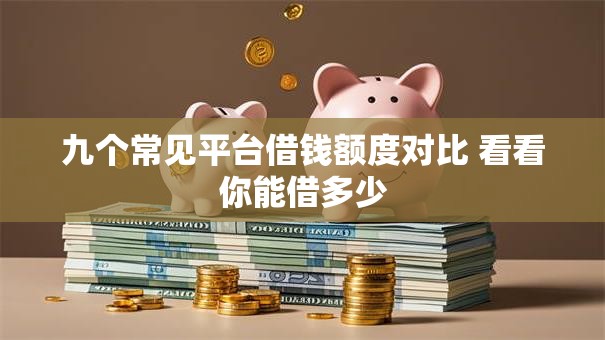 九个常见平台借钱额度对比 看看你能借多少 九个常见平台借钱额度对比 看看你能借多少
