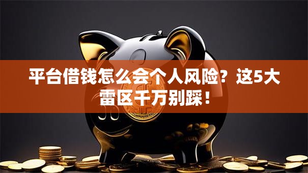 平台借钱怎么会个人风险？这5大雷区千万别踩！