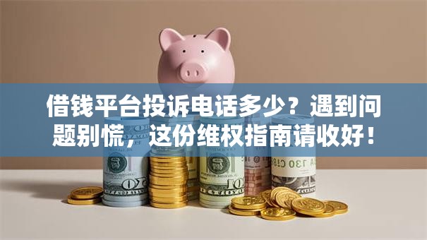 借钱平台投诉电话多少？遇到问题别慌，这份维权指南请收好！