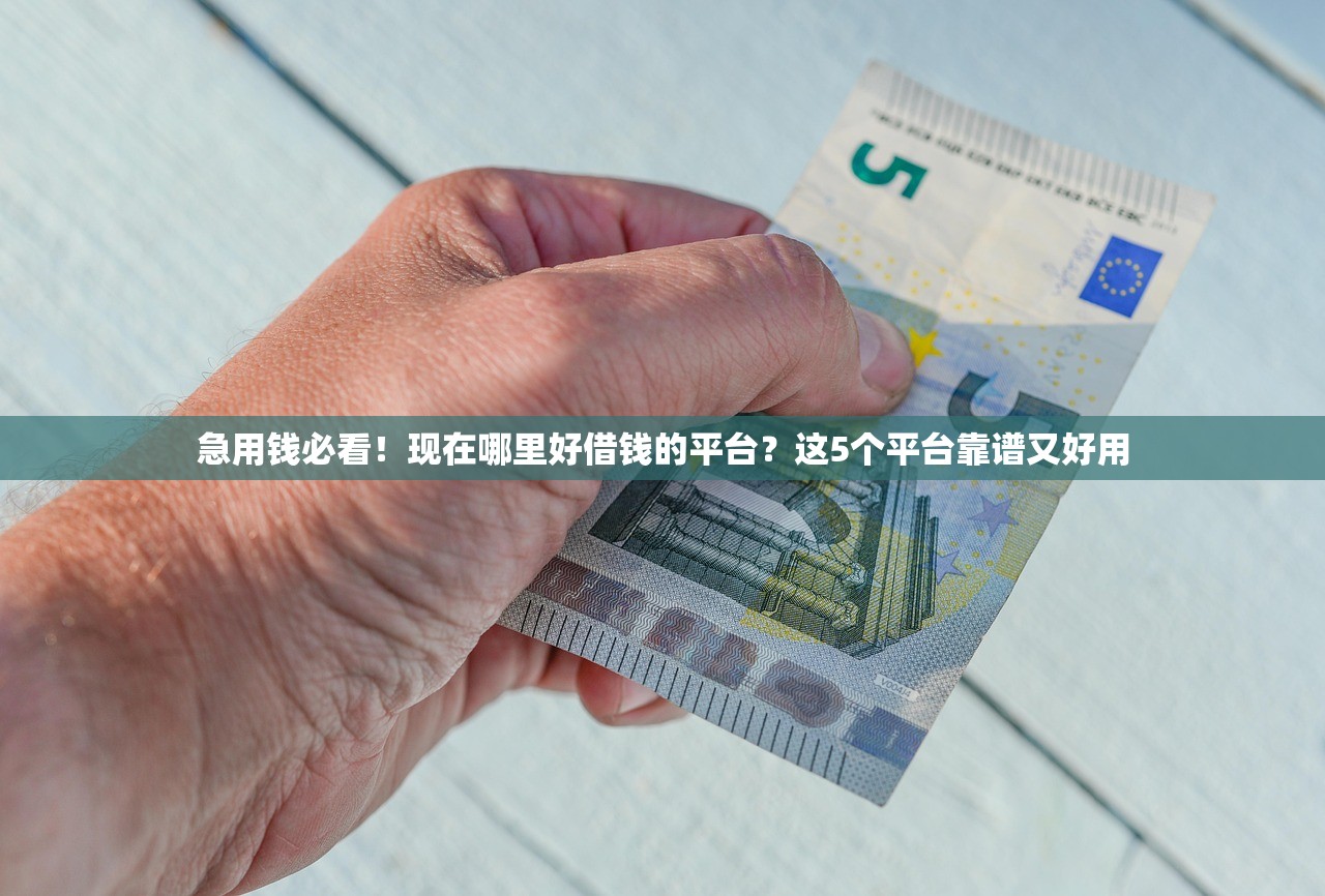 急用钱必看！现在哪里好借钱的平台？这5个平台靠谱又好用