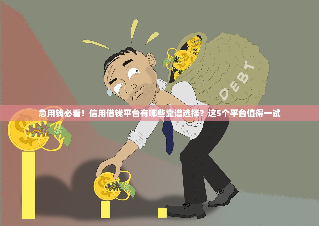 急用钱必看!信用借钱平台有哪些靠谱选择?这5个平台值得一试 急用钱必看!信用借钱平台有哪些靠谱选择?这5个平台值得一试