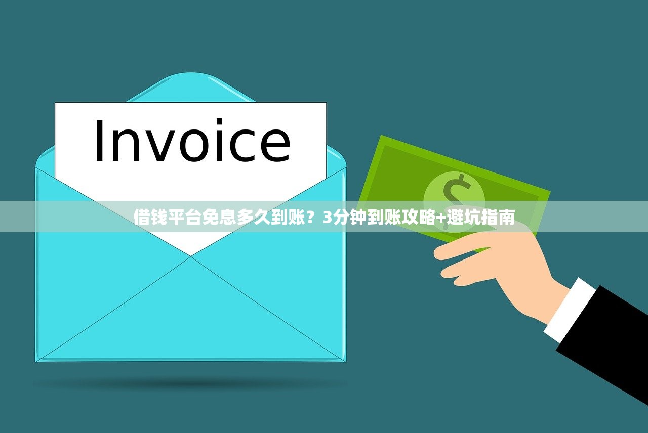 借钱平台免息多久到账？3分钟到账攻略+避坑指南