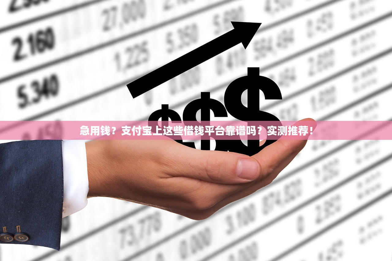 急用钱？支付宝上这些借钱平台靠谱吗？实测推荐！
