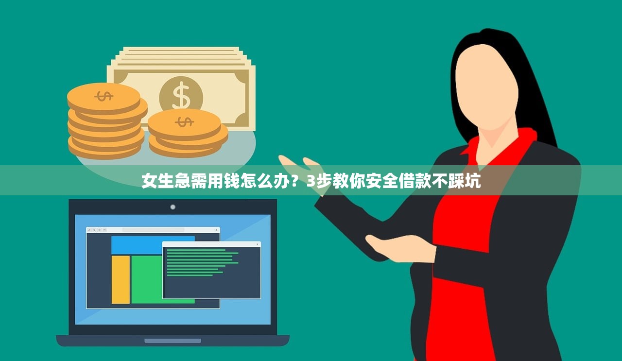 女生急需用钱怎么办？3步教你安全借款不踩坑