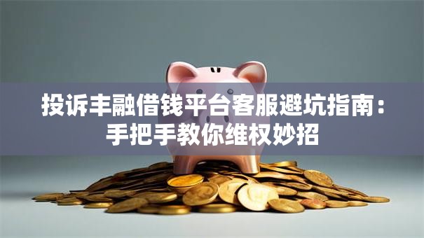 投诉丰融借钱平台客服避坑指南：手把手教你维权妙招