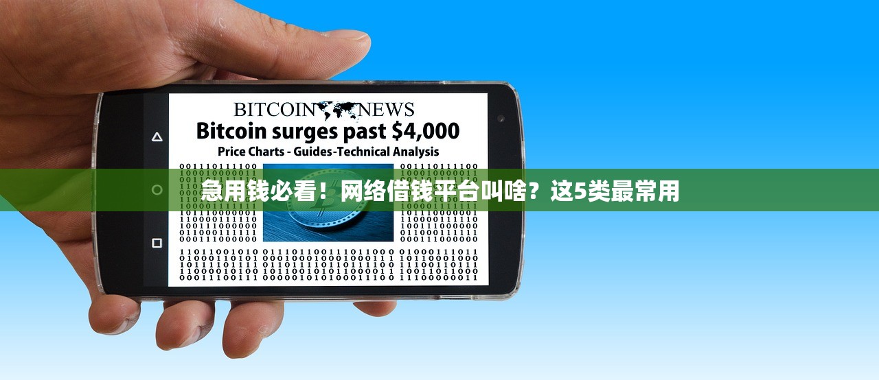 急用钱必看！网络借钱平台叫啥？这5类最常用
