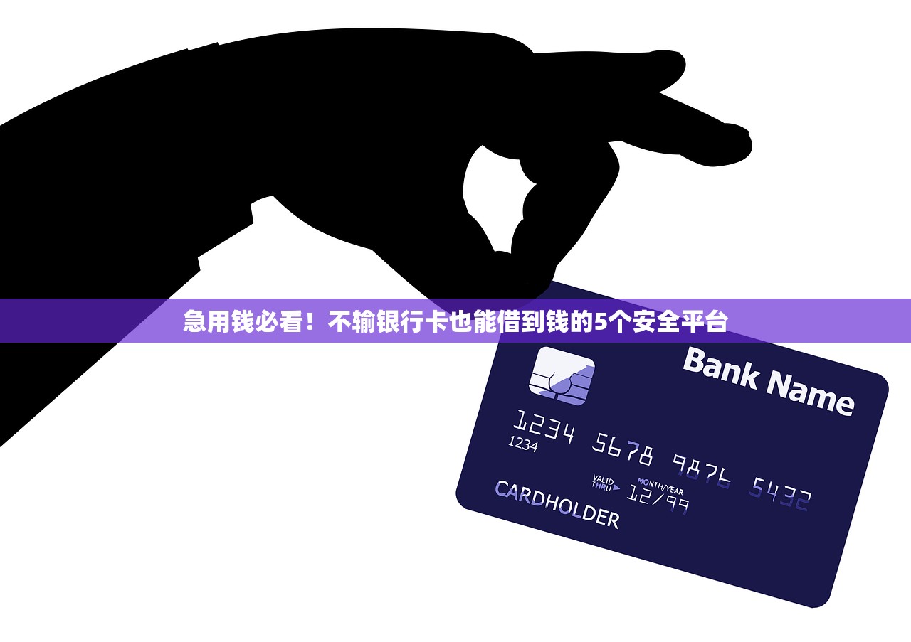 急用钱必看！不输银行卡也能借到钱的5个安全平台