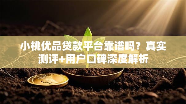 小桃优品贷款平台靠谱吗？真实测评+用户口碑深度解析