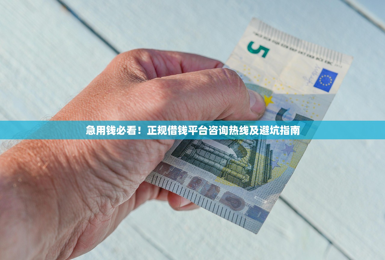急用钱必看！正规借钱平台咨询热线及避坑指南