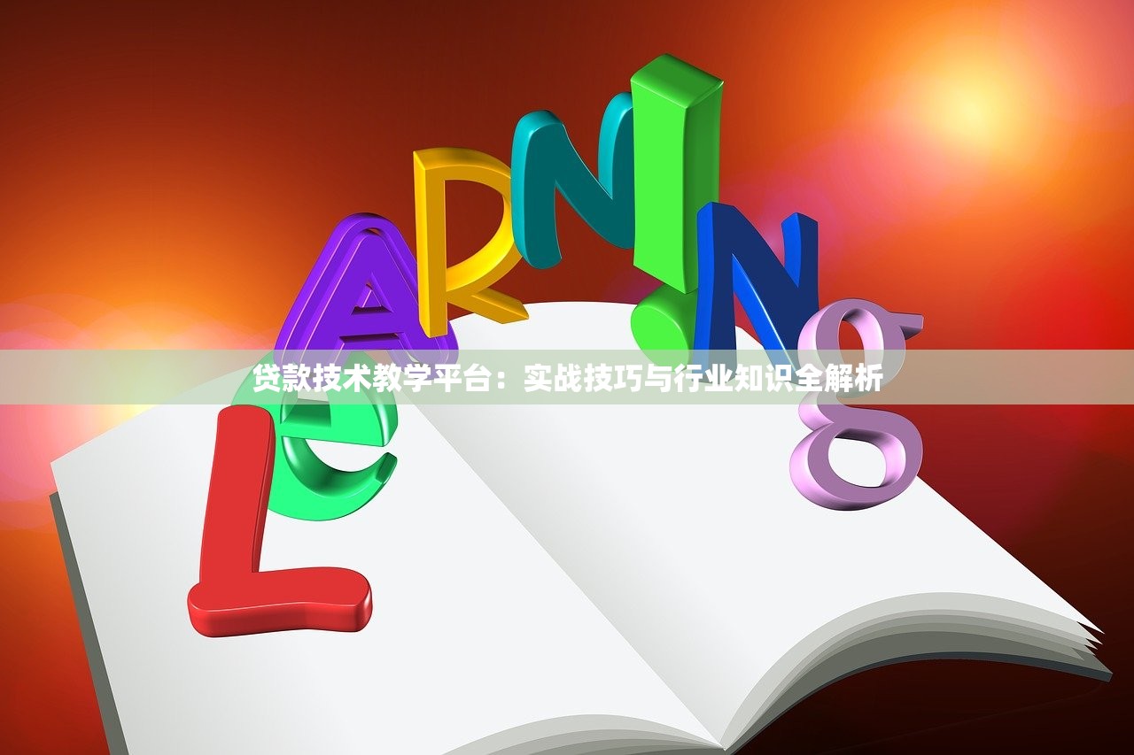 贷款技术教学平台：实战技巧与行业知识全解析